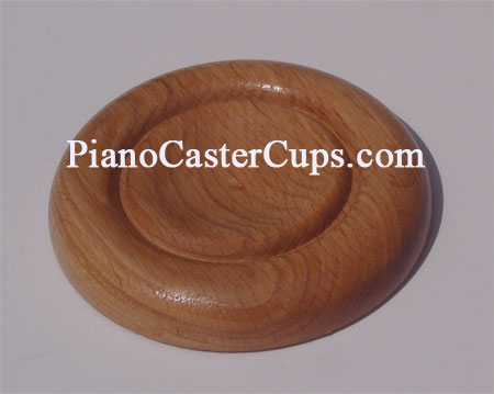 Golden Oak Grand piano caster cups